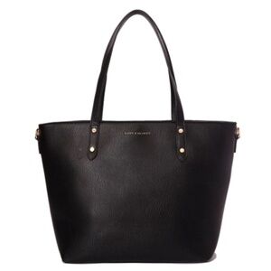 Poppy & Peonies GO-GETTER TOTE BLACK